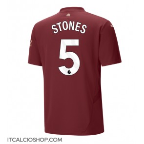 Manchester City John Stones #5 Terza Maglia 2024-25 Manica Corta